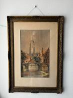 Aquarel gezicht op delft, Ophalen