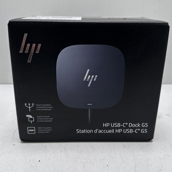 HP USB-C dock G5 - Nette Staat - Nette Staat - Met Garantie, Computers en Software, Harde schijven, Zo goed als nieuw