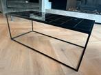 Zuiver tafel met zwarte tegels - bijna nieuw!, Huis en Inrichting, Ophalen, 50 tot 100 cm, Zo goed als nieuw, Metaal