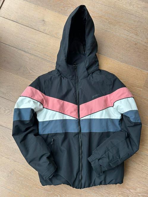 Kinder ski jas maat 36 (S) Protest, Kleding | Dames, Jassen | Winter, Zo goed als nieuw, Maat 36 (S), Zwart, Ophalen