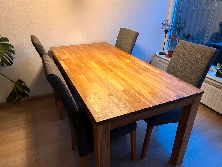 Eettafel, Huis en Inrichting, Tafels | Eettafels, Zo goed als nieuw, 50 tot 100 cm, 150 tot 200 cm, Vijf personen of meer, Rechthoekig