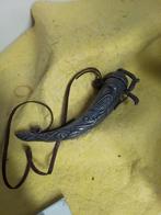 14532) mooie metalen kruihoorn  lang 24cm, Ophalen of Verzenden, Zo goed als nieuw