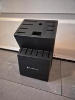 Messenblok KitchenBrothers - Zwart, Ophalen of Verzenden, Zo goed als nieuw