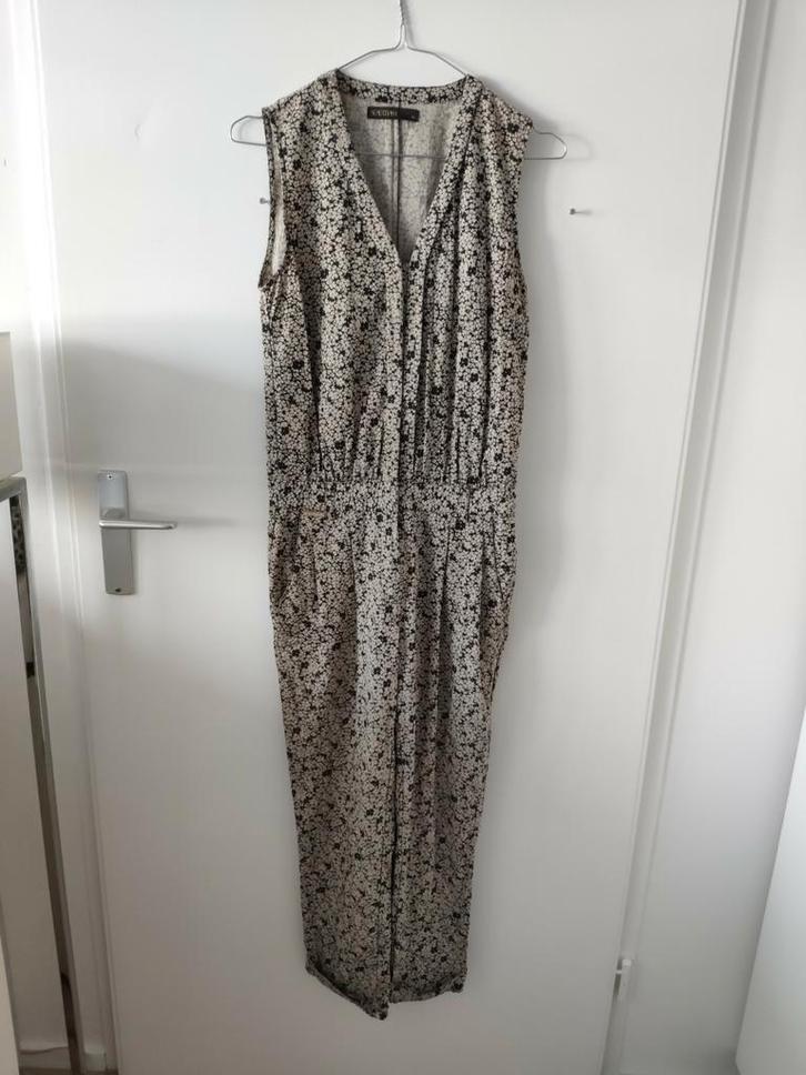 Supertrash jumpsuit lang zwart wit bloemprint XS 34 nieuw, Kleding | Dames, Jumpsuits, Nieuw, Maat 34 (XS) of kleiner, Zwart, Ophalen of Verzenden