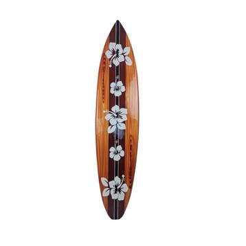 Flowers - XL Surfboard Decoratie Surfplank 150cm Hout beschikbaar voor biedingen