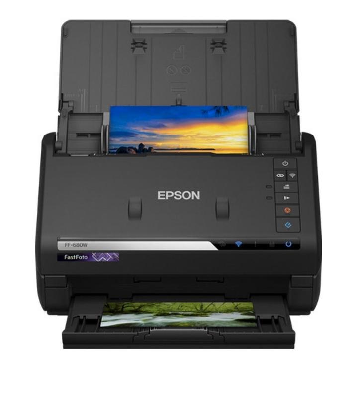 Scanner Epson FastFoto FF-680W, Computers en Software, Scanners, Gebruikt, Fotoscanner, Ingebouwde Wi-Fi, Ophalen
