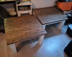 2 mooie salontafels te koop!!, Huis en Inrichting, Tafels | Salontafels, Ophalen, Gebruikt, 50 tot 100 cm, Vierkant