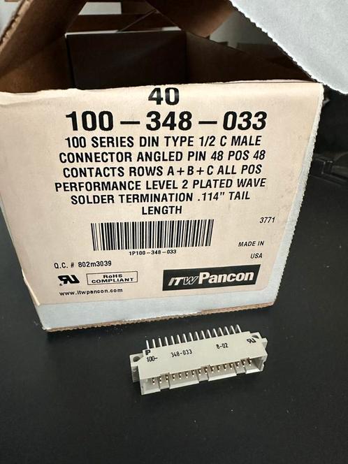 Pancon header Harting connector THT printconnector, Hobby en Vrije tijd, Elektronica-componenten, Zo goed als nieuw, Verzenden