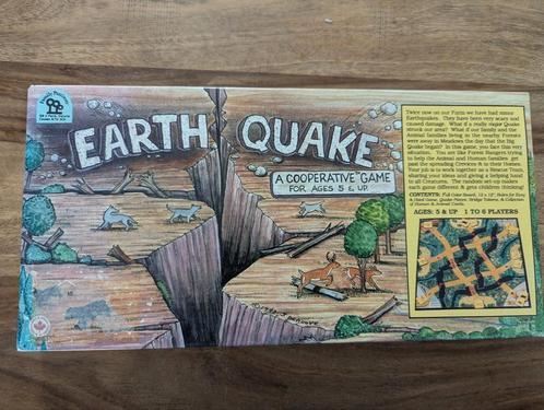 Coöperatief bordspel earthquake / aardbeving, Hobby en Vrije tijd, Gezelschapsspellen | Bordspellen, Zo goed als nieuw, Ophalen of Verzenden