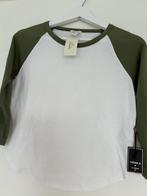 Longsleeve topje van Forever 21 baseball stijl groen met wit, Forever 21, Nieuw, Ophalen of Verzenden, Lange mouw