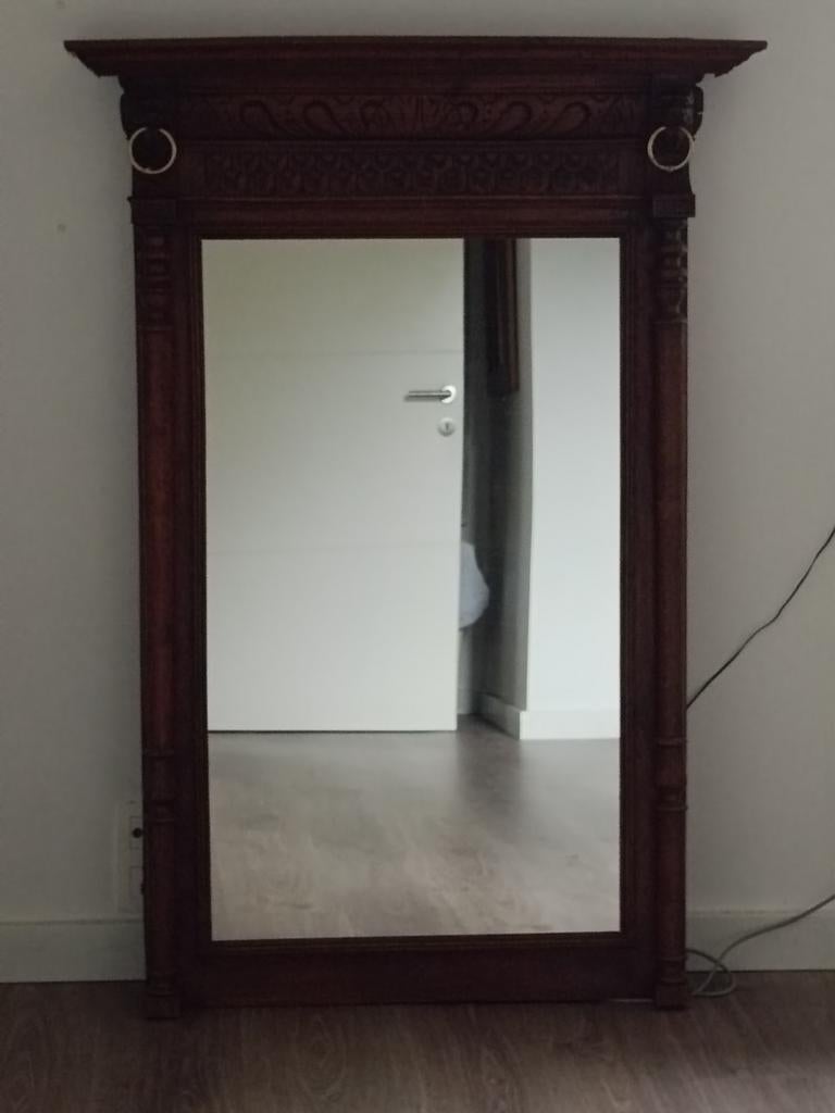 Grote Mechelse spiegel, Ophalen, Rechthoekig