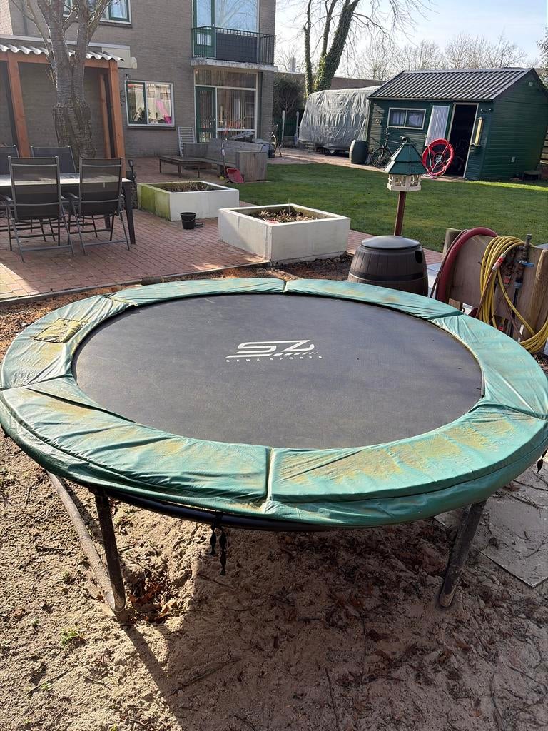 Senz Sports trampoline diameter 244, Ophalen, Gebruikt