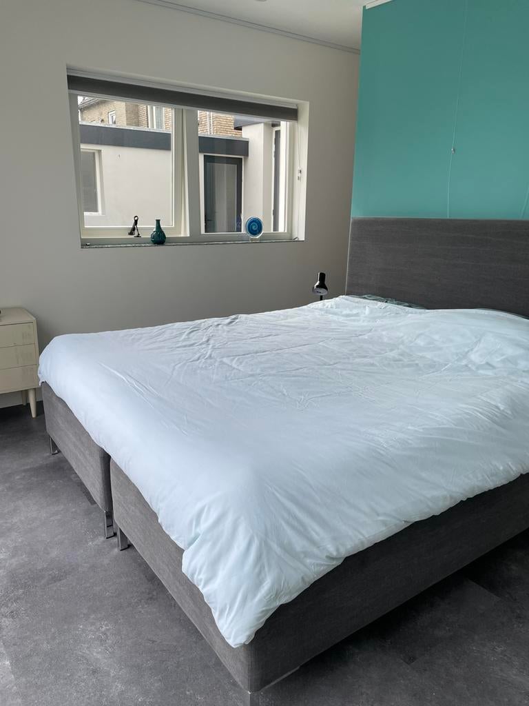 Boxspring van 180x200, Ophalen, Gebruikt, Tweepersoons, 180 cm