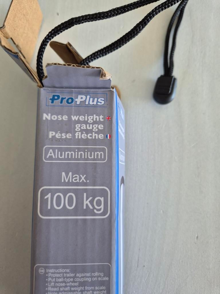 Pro-Plus Disselweger Aluminium - Max. 100 kg, Caravans en Kamperen, Ophalen of Verzenden, Zo goed als nieuw