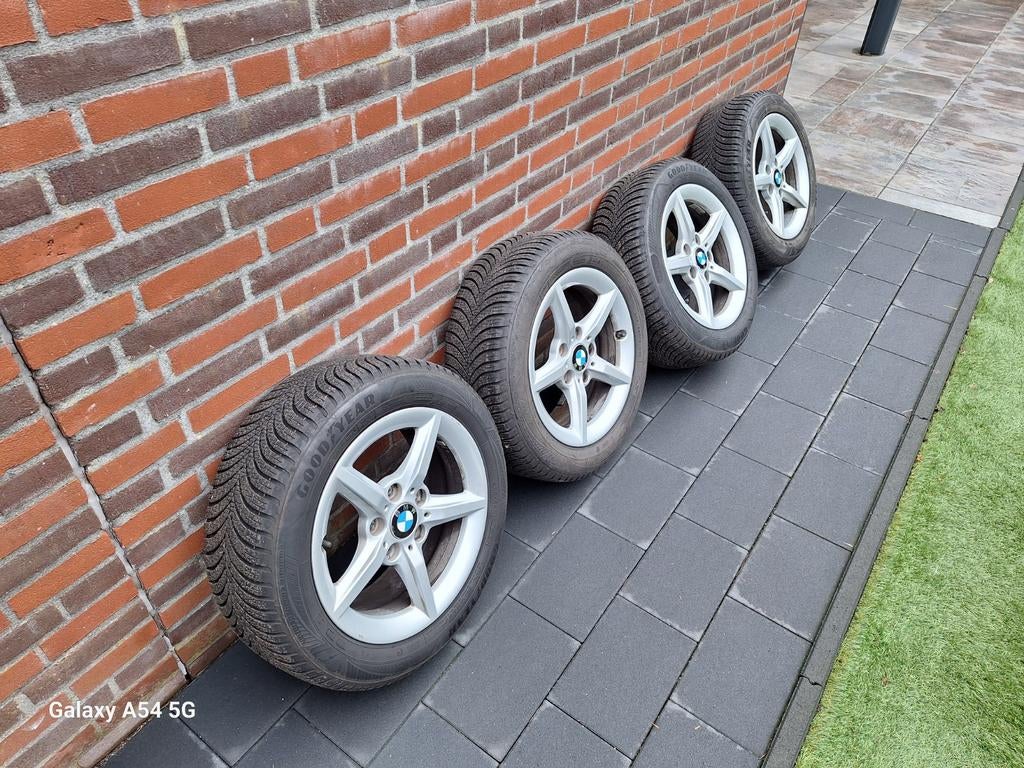 Originele bmw winterset 16 inch 5x120 1 serie, Ophalen, BMW