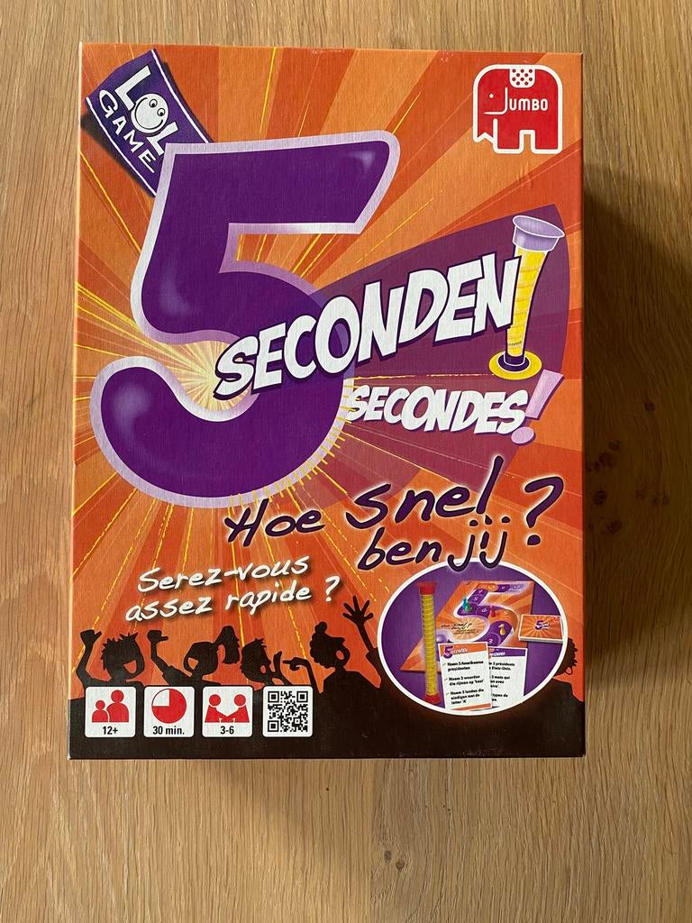 Spel ‘5 seconden’, Hobby en Vrije tijd, Ophalen, Nieuw