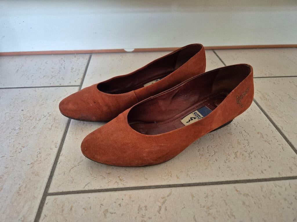 Ecco - Bruine pumps - 39, Ecco, Pumps, Bruin, Ophalen of Verzenden