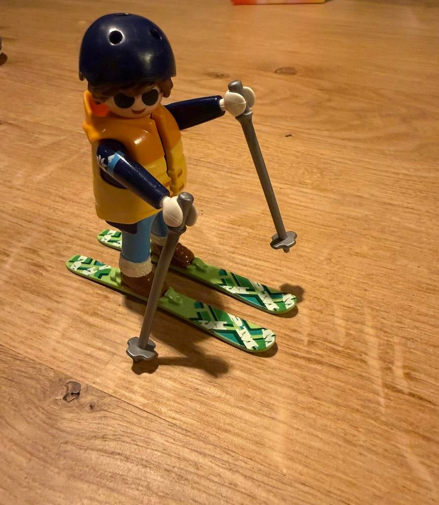 Playmobil skiër, Ophalen, Zo goed als nieuw