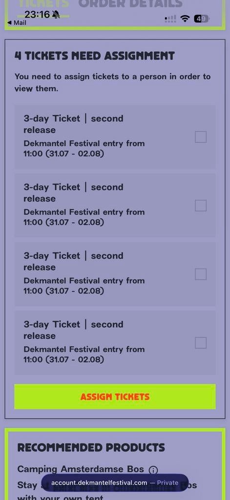 Dekmantel 3-Day Tickets (4x) – Sold Out, Drie personen of meer, Juli, Dance