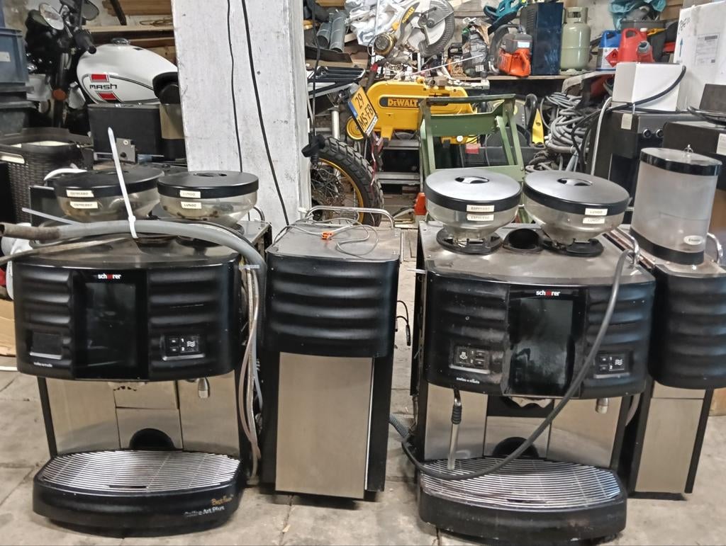 Schaerer Coffee Art Plus koffieautomaten met cacao unit, Ophalen of Verzenden, Koffiemachine
