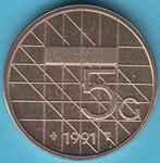 Nederland Vijfje (5 gulden) 1991 UNC in munthouder, Ophalen of Verzenden, Koningin Beatrix, 5 gulden, Losse munt