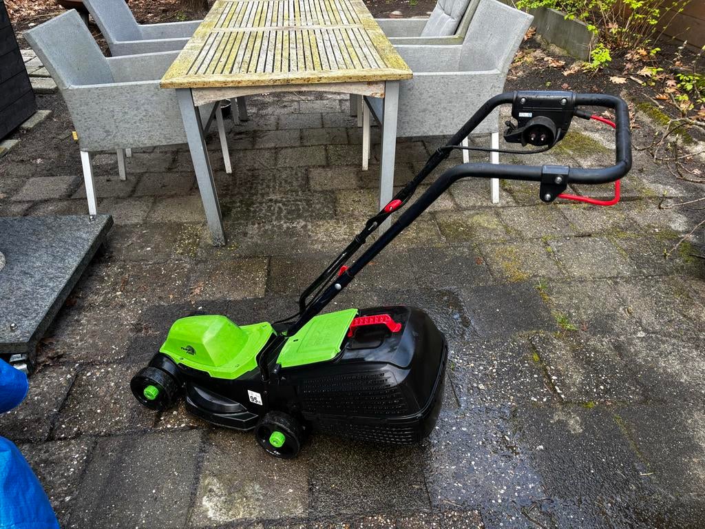 Elektrische grasmaaier Florabest met opvangbak, Ophalen, Gebruikt, Elektrische grasmaaier, Opvangbak