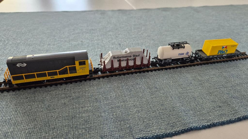 Minitrix NS set 11085, Hobby en Vrije tijd, Modeltreinen | N-Spoor, Ophalen, Gelijkstroom, Trix, NS