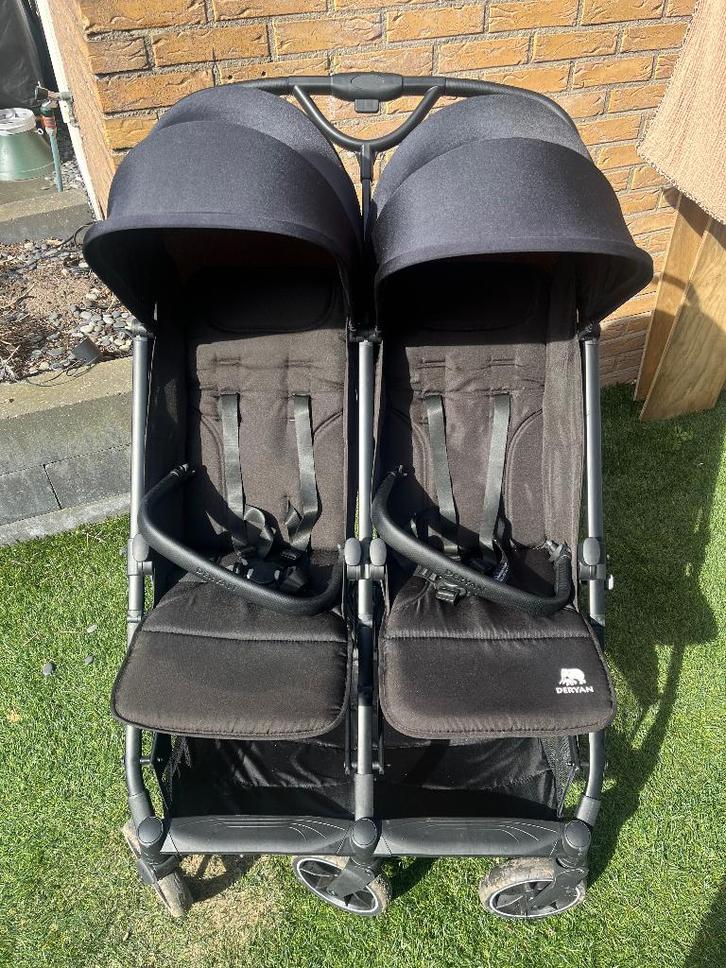 Kinderwagen -Duo buggy Deryan Luxe Rolo X2 XL Dubbele Buggy, Kinderen en Baby's, Buggy's, Zo goed als nieuw, Overige merken, Duomodel