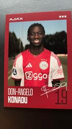Ajax Amsterdam KONADU spelerskaart, Verzenden, Zo goed als nieuw, Ajax, Spelerskaart