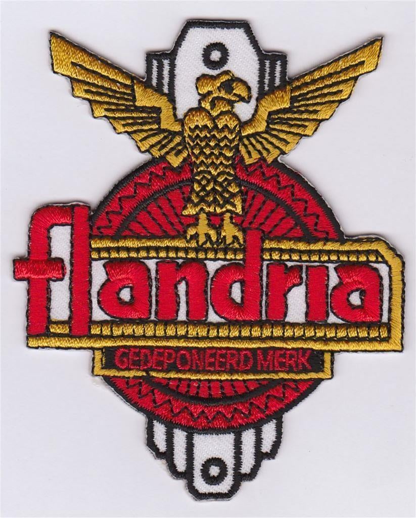 Flandria stoffen opstrijk patch embleem, Motoren, Ophalen of Verzenden, Nieuw