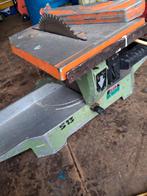 Tafelafkortzaag met gebruikssporen en diverse zaagbladen, Ophalen, Gebruikt, 70 mm of meer, Afkortzaag