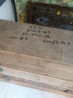 4 stuks prachtige oude houten engelse verhuiskisten110x20cm, Ophalen