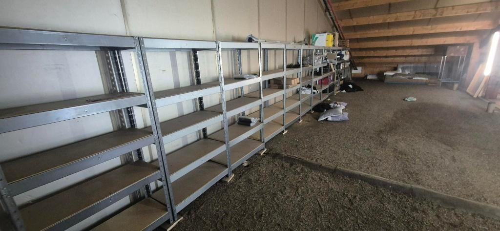 Stelling rekken stellingkast bouwmarktrekjes 15 stuks koopje, Ophalen, Zo goed als nieuw