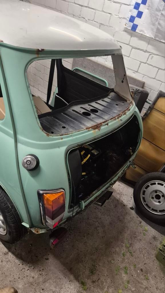Classic mini achterpaneel gezocht, Ophalen of Verzenden, Mini, Achterklep