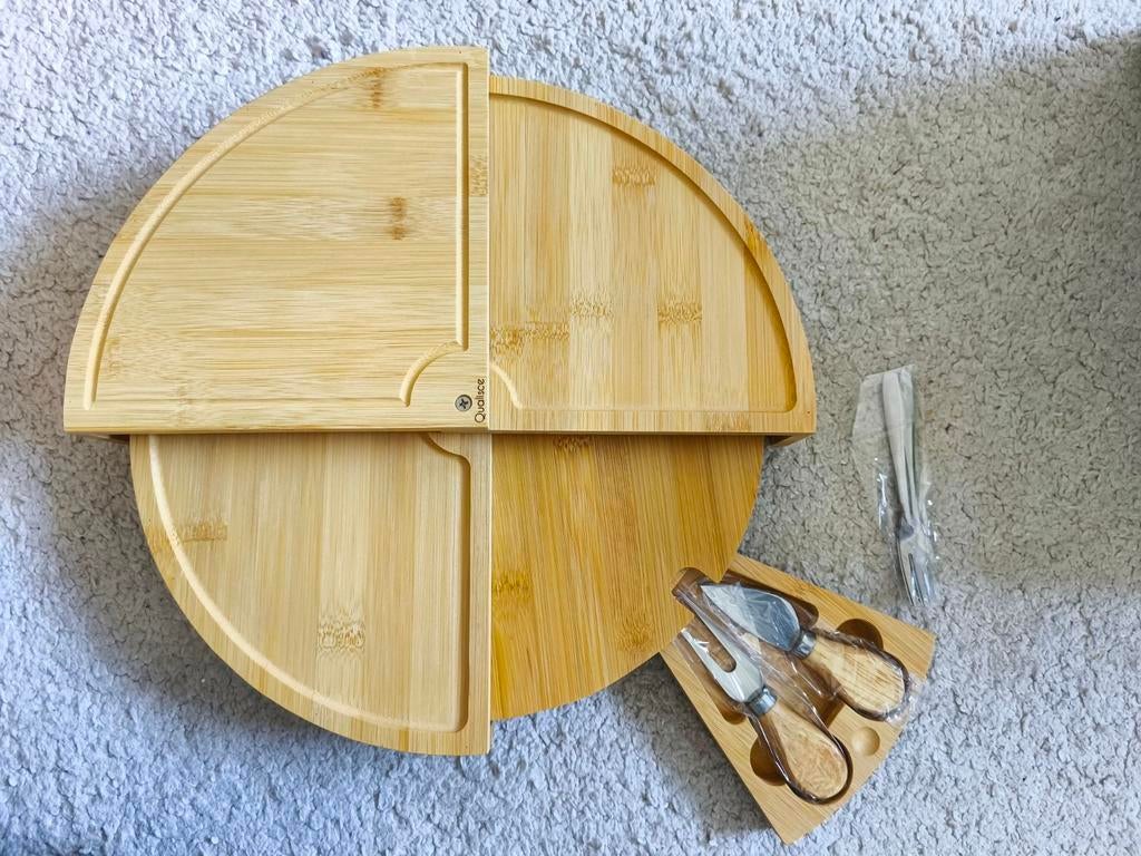 Nieuwe uitschuifbare tapasplank, ongebruikt in verpakking, Huis en Inrichting, Hout, Snij-/serveerplank, Nieuw, Ophalen of Verzenden