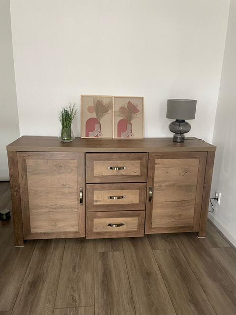 JUNGEN Dressoir JUNGEN 2 deuren 3 lades, Ophalen, Zo goed als nieuw, 25 tot 50 cm, 150 tot 200 cm