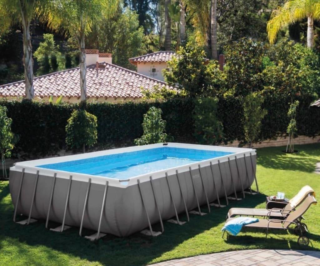 Intex Ultra XTR Frame Zwembad 7.32m x 3.66m x 1.32m, Tuin en Terras, 300 cm of meer, Zo goed als nieuw, Rechthoekig, Ophalen