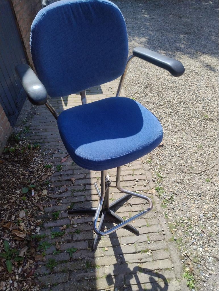 In hoogte verstelbare stuurstoel boot - Blauw, Ophalen of Verzenden, Gebruikt, Interieur en Kussens