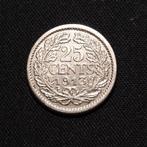 25 cent 1913, Verzenden, Zilver, 25 cent, Koningin Wilhelmina