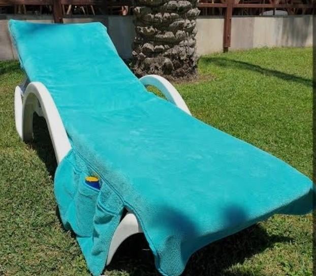 Ligbedoplegger strandstoel handdoek tas optidee optipluche, Ophalen of Verzenden, Nieuw