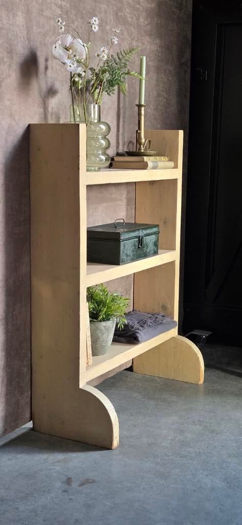 Antiek oud hout boekenkast kastje rek wandkast !, Huis en Inrichting, Kasten | Boekenkasten, Ophalen, 25 tot 50 cm, 50 tot 100 cm