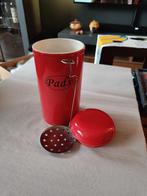 Rode Bewaarbus voor Koffiepads met uitneemliftje, Ophalen of Verzenden, Zo goed als nieuw