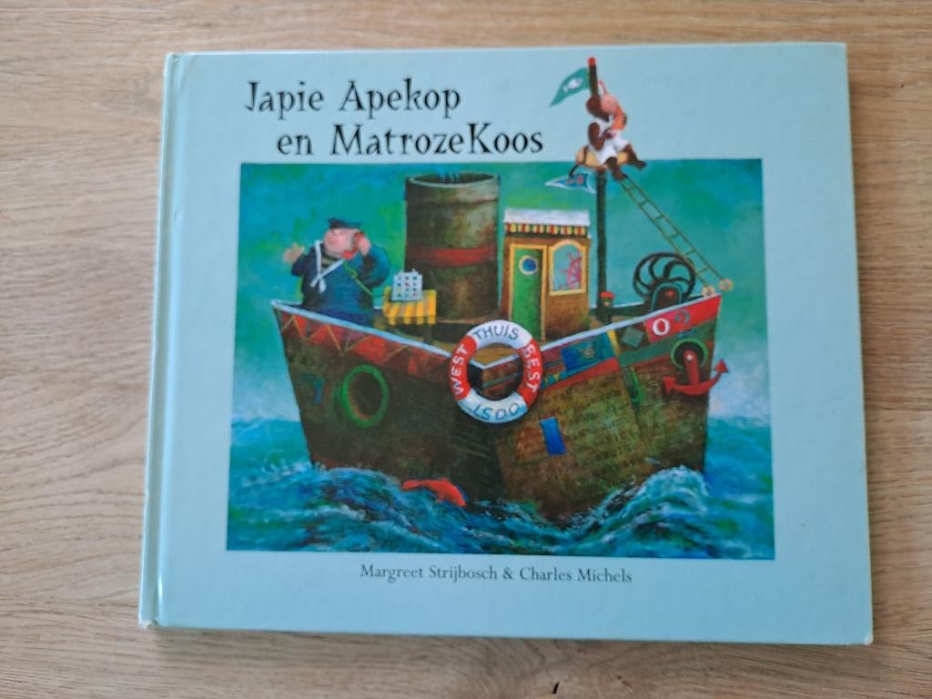 JAPIE APEKOP EN MATROZE KOOS. MARGREET STRIJBOSCH, Boeken, Gelezen, Fictie algemeen, Jongen of Meisje, Margreet Strijbosch