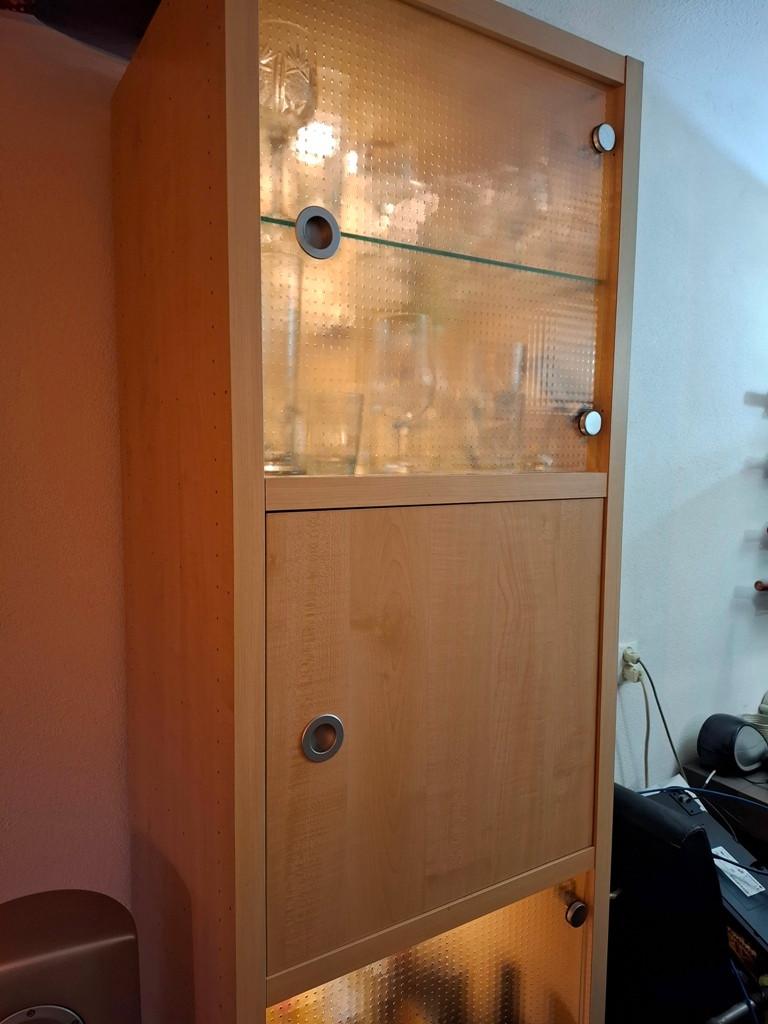 Vitrinekast / woonkamerkast (Modulair)– Trendhopper, Ophalen, Met deur(en), 50 tot 100 cm, Zo goed als nieuw