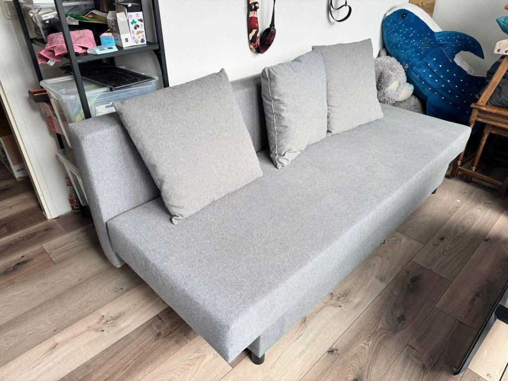 Gratis ophalen in Amersfoort - Bedbank slaapbank ikea, Ophalen, Zo goed als nieuw, Tweepersoons, 140 cm