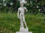 Beeld David op Grote Sokkel | 127 cm Hoog, Steen, ., Nieuw, Ophalen of Verzenden