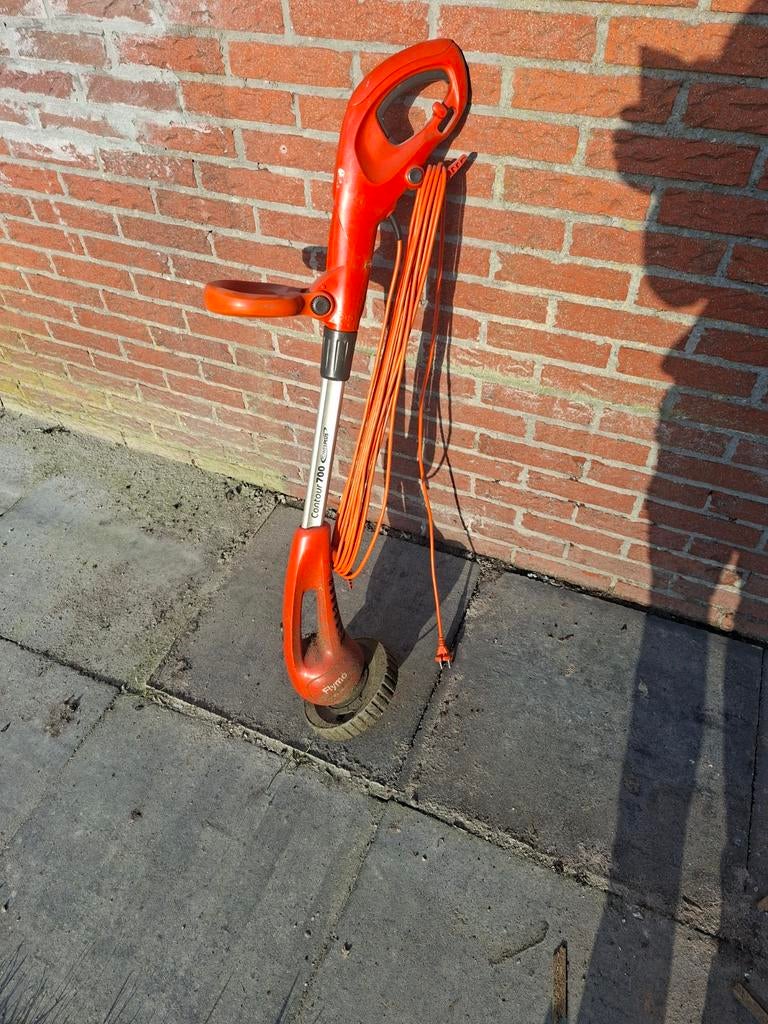 Flymo Contour 700 Elektrische Grastrimmer/Strimmer, Tuin en Terras, Grastrimmers, Ophalen, Gebruikt, Flymo, 30 tot 50 cm