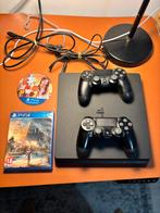 PS4 1TB in Zeer Goede Staat + 2 Controllers + 2 Games, Spelcomputers en Games, Spelcomputers | Sony PlayStation 4, Ophalen of Verzenden