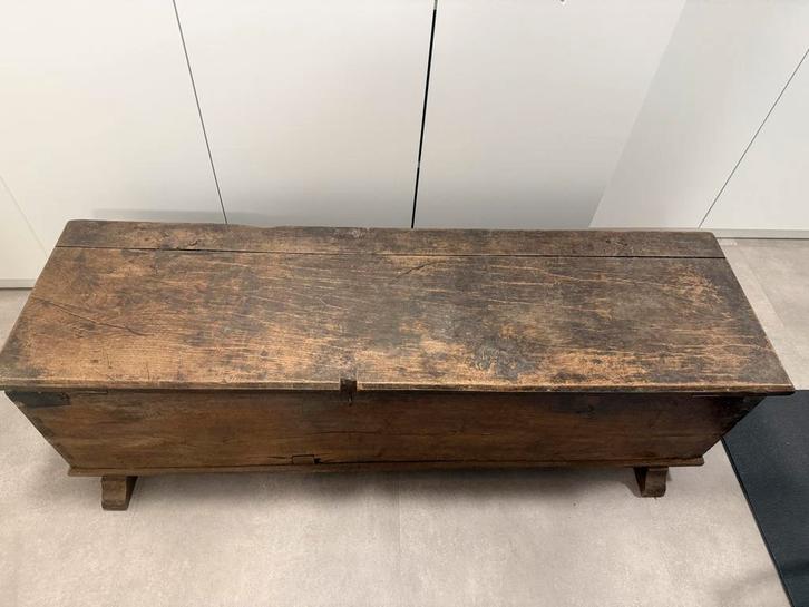 Vintage Opbergkist - Multifunctioneel (Deken-/Speelgoedkist), Huis en Inrichting, Woonaccessoires | Kisten, Gebruikt, Minder dan 50 cm