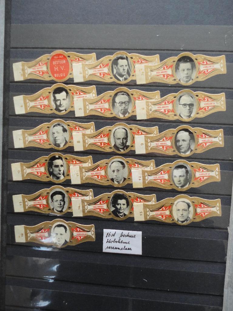 sigarenbandjes 57= 16st, Ophalen of Verzenden, Gebruikt, Sigarenbandjes